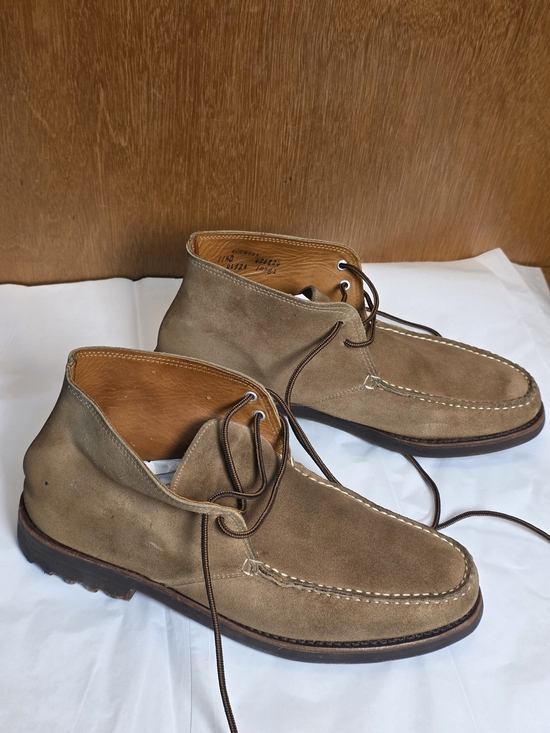MADE IN USA RALPH LAUREN VINTAGE CHUKKA SUEDE BOOTS 11.5 D main image 15